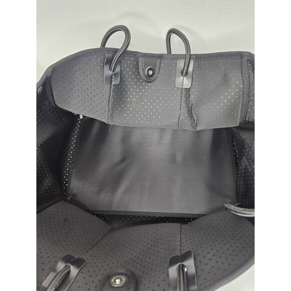 Neoprene Large Tote Bag With Zip Pouch Leopard Print KC Chic Desgins Dust Bag - Picture 4 of 6